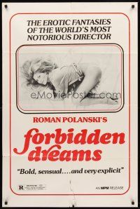 7r972 WHAT 1sh R70s notorious director Roman Polanski comedy, Forbidden Dreams!
