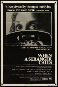 7r974 WHEN A STRANGER CALLS 1sh '79 every babysitter's nightmare becomes real!