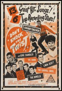 7s532 DON'T KNOCK THE TWIST Aust 1sh '62 full-length image of dancing Chubby Checker, rock & roll!