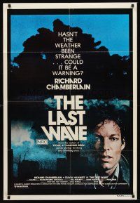7s557 LAST WAVE Aust 1sh '77 Peter Weir cult classic, Richard Chamberlain, Olivia Hamnett!