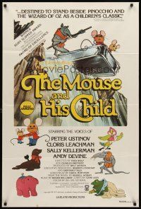 7s563 MOUSE & HIS CHILD Aust 1sh '77 cartoon from the novel by Russell Hoban!