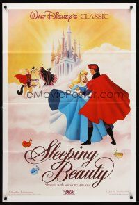 7s597 SLEEPING BEAUTY Aust 1sh R87 Walt Disney cartoon fairy tale fantasy classic!