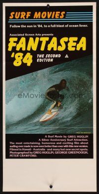 7s744 FANTASEA '84 Aust daybill '84 great close up surfing photo, a blast of ocean fever!