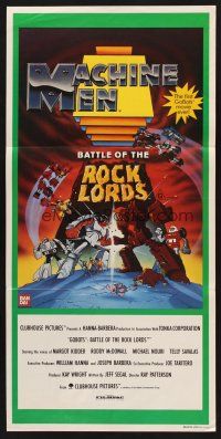7s771 GOBOTS: WAR OF THE ROCK LORDS Aust daybill '86 the first GoBots movie ever, cool cartoon!