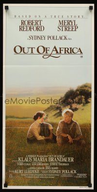7s872 OUT OF AFRICA Aust daybill '85 Robert Redford & Meryl Streep, directed by Sydney Pollack!