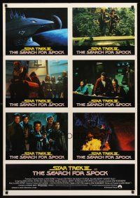 7s506 STAR TREK III Aust LC poster '84 The Search for Spock, cool sci-fi images of cast!