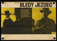 7s003 PALE RIDER Czech 9x12 '88 great different images of cowboy Clint Eastwood!