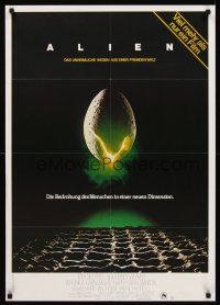 7s073 ALIEN German '79 Ridley Scott outer space sci-fi monster classic, cool hatching egg image!