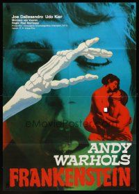 7s077 ANDY WARHOL'S FRANKENSTEIN German R80s Joe Dallessandro, directed by Paul Morrissey!