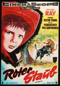 7s098 BRAVE ONE German '56 Irving Rapper directed western, written by Dalton Trumbo!