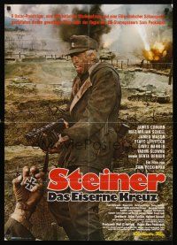 7s117 CROSS OF IRON German '77 Sam Peckinpah, cool image of James Coburn in WWII!