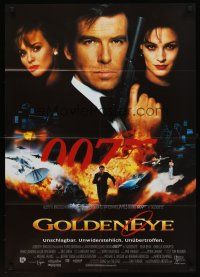 7s166 GOLDENEYE German '95 cool image of Pierce Brosnan as secret agent James Bond 007!
