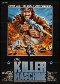 7s201 KILLING MACHINE German '86 Lee Van Cleef, George Morf action artwork!