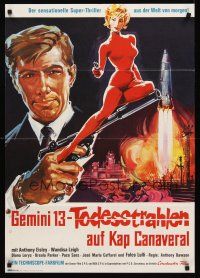 7s211 LIGHTNING BOLT German '67 Antonio Margheriti's Operacion Goldman, sci-fi/fantasy!