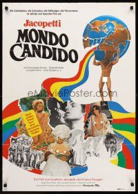 7s225 MONDO CANDIDO German '75 Gualtiero Jacopetti, cool images from Italian comedy!