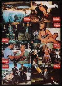 7s029 GOLDFINGER German LC poster R80s great images of Sean Connery as James Bond 007 in action!