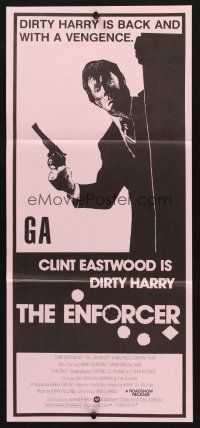 7s737 ENFORCER New Zealand daybill '76 Clint Eastwood as Dirty Harry is back w/a vengeance!