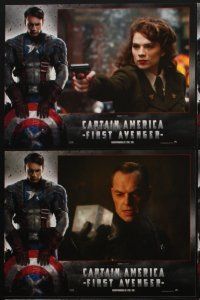 7s457 CAPTAIN AMERICA: THE FIRST AVENGER 6 French LCs '11 Hugo Weaving, Chris Evans in title role!