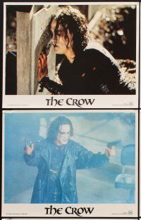 7s401 CROW 8 French LCs '94 great images of Brandon Lee in his final movie!