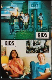 7s419 KIDS 8 French LCs '95 Larry Clark, Leo Fitzpatrick, Chloe Sevigny, Rosario Dawson, AIDS!