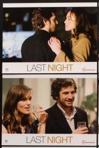 7s421 LAST NIGHT 8 French LCs '10 Keira Knightley, Sam Worthington, sexy Eva Mendes!