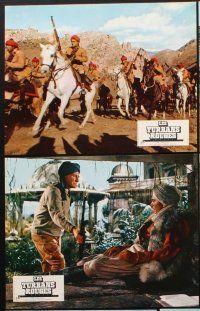 7s423 LONG DUEL 8 style B French LCs '67 Yul Brynner, Trevor Howard, British in India!
