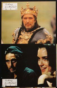 7s472 LOOKING FOR RICHARD 6 French LCs '96 great images of Al Pacino, William Shakespeare!