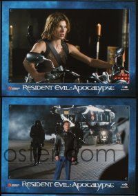 7s435 RESIDENT EVIL APOCALYPSE 8 French LCs '04 sexy Milla Jovovich, Sienna Guillory!