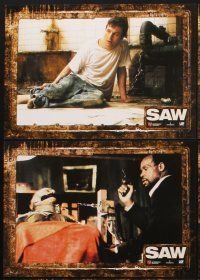 7s436 SAW 8 French LCs '04 Cary Elwes, Danny Glover, Monica Potter, gory serial killer horror!