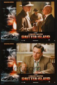 7s501 SHUTTER ISLAND 4 French LCs '10 Martin Scorsese, cool images of Leonardo DiCaprio!