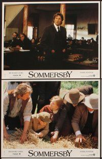 7s441 SOMMERSBY 8 French LCs '93 Richard Gere returns to Jodie Foster after 7 years, or does he!
