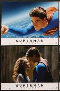 7s443 SUPERMAN RETURNS 8 French LCs '06 Brandon Routh, Kate Bosworth, Spacey, sexy Parker Posey!