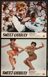 7s316 SWEET CHARITY 18 Italian/French LCs '69 Bob Fosse musical starring Shirley MacLaine!