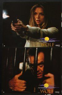 7s444 WOLF 8 French LCs '94 Jack Nicholson, Michelle Pfeiffer, directed by Mike Nichols!