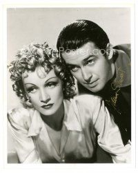 7t642 JAMES STEWART signed 8x10 REPRO still '80s with Marlene Dietrich in Destry Rides Again!