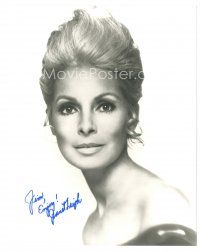 7t650 JANET LEIGH signed 8x10 REPRO still '90s sexy head & shoulders close up with wild hair!
