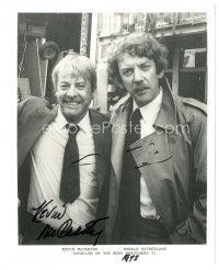 7t693 KEVIN MCCARTHY signed 8x10 REPRO still '78 w/ Sutherland in Invasion of the Body Snatchers!