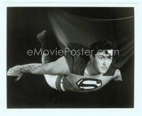 7t700 KIRK ALYN signed 8x10 REPRO still '70s great flying portrait in Superman costume!