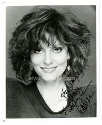 7t714 LESLEY ANN WARREN signed 8x10 REPRO still '90s head & shoulders portrait of the actress!