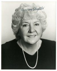 7t738 MAUREEN STAPLETON signed 8x10 REPRO still '80s head & shoulders portrait in her later years!
