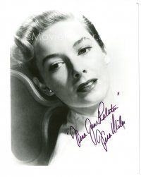7t823 VERA MILES signed 8x10 REPRO still '80s young head & shoulders glamour close up!
