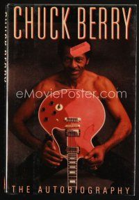 7t018 CHUCK BERRY signed first edition hardcover book '87 the rock & roll star's autobiography!