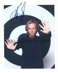 7t563 DAVID SPADE signed color 8x10 REPRO still '03 cool waist-high portrait in front of target!