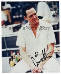 7t565 DEAN WINTERS signed color 8x10 REPRO still '02 great seated portrait of the television actor!