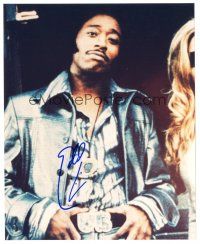 7t585 EDDIE GRIFFIN signed color 8x10 REPRO still '03 great close up from Undercover Brother!