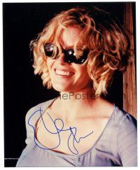 7t586 ELISABETH SHUE signed color 8x10 REPRO still '00s great smiling close up wearing cool shades!