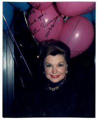 7t590 ESTHER WILLIAMS signed color 8x10 REPRO still '89 still beautiful after many decades!