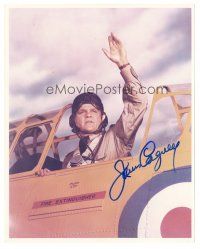 7t638 JAMES CAGNEY signed color 8x10 REPRO still '80s c/u as flyer from Captain of the Clouds!