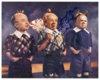 7t659 JERRY MAREN signed color 8x10 REPRO still '90s one of the Lollipop Kids & he drew a picture!