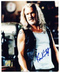 7t705 KRIS KRISTOFFERSON signed color 8x10 REPRO still '02 full-length portrait from Blade!